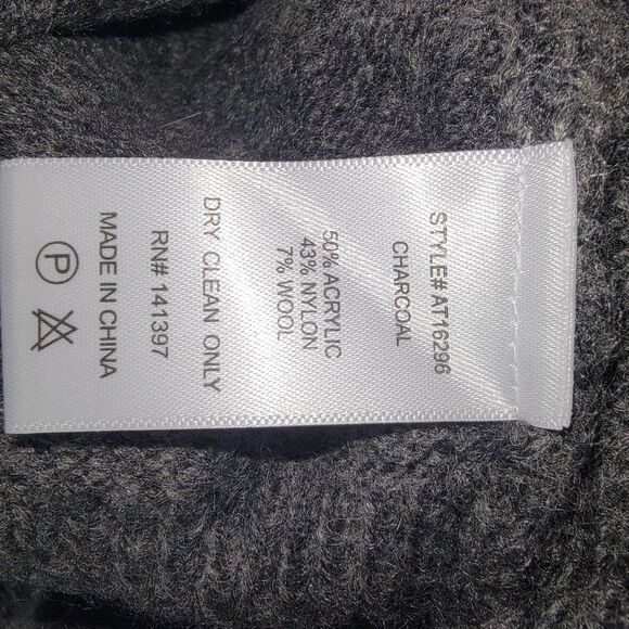 Astr the label gray wool blend wrap sweater size medium - Picture 7 of 7